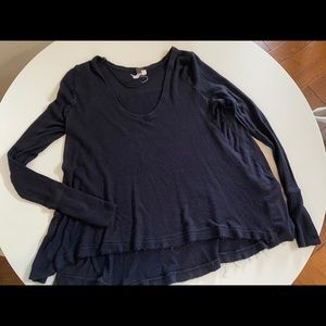 Free people black sweater.